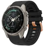 Dirželis Tech-Protect Silicone Garmin Fenix 5S / 5S Plus / 6S / 6S Pro / 7S / 8 / 9 / 9 Pro (43 mm), juodas