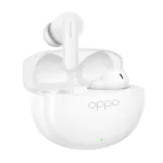 Belaidės į ausis įstatomos ausinės Oppo Enco Air5 su ANC ir AI vertimu &ndash; baltos