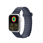 Dux Ducis magnetinis silikoninis dirželis Apple Watch &ndash; mėlynas