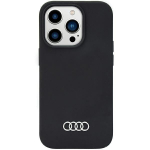 Audi silikoninis dėklas iPhone 14 Pro &ndash; juodas