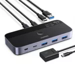 Ugreen perjungiklis USB-C USB-A 10Gb/s - pilka
