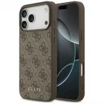 Guess 4G Classic dėklas iPhone 17 Pro Max / 18 Pro Max - Ruda