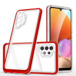 Skaidrus dėklas Samsung Galaxy A72 4G &ndash; raudonas rėmelis