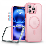 ESR HaloLock MagSafe rinkinys iPhone 16 Pro Max &ndash; rožinis