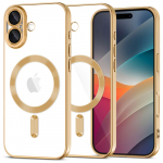 Tech-Protect MagFlex MagSafe dėklas iPhone 17 &ndash; skaidrus auksinis