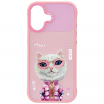 Nimmy Cool&Cute 2.0 Cat dėklas iPhone 17 &ndash; rožinis