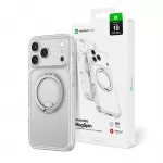 AmazingThing Titan Pro Spin Lens dėklas iPhone 18 Pro Max su besisukančiu žiedu ir virvės tvirtinimu, suderinamas su MagSafe - Skaidri