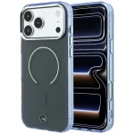 Dėklas Mercedes Double Layer Iconic Logo MagSafe skirtas iPhone 18 Pro Max / 17 Pro Max - tamsiai pilkas