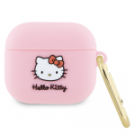 Hello Kitty silikoninis 3D dėklas AirPods 3 &ndash; rožinis
