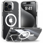Tech-Protect MagStand MagSafe dėklas iPhone 16 Pro &ndash; skaidrus