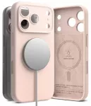 Dėklas Ringke Silicone MagSafe, skirtas iPhone 18 Pro Max - rausva smėlio spalva
