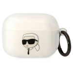 Karl Lagerfeld dėklas AirPods Pro (1 gen.) &ndash; skaidrus