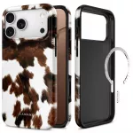 Tech-Protect Lamano MagSafe dėklas iPhone 18 Pro Max / 17 Pro &ndash; rudas ir baltas