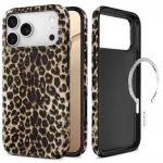 Tech-Protect Lamano MagSafe dėklas iPhone 18 Pro Max / 17 Pro Max - juodas ir smėlio spalva