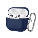 Tech-Protect silikoninis dėklas AirPods 3 &ndash; mėlynas, su kabliuku