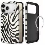 Tech-Protect Lamano MagSafe dėklas iPhone 18 Pro Max / 17 Pro Max - Baltas ir juodas