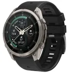 Dirželis Tech-Protect Silicone Garmin Fenix 5 / 6 / 6 Pro / 7 / 8 / 8 Pro / E / 9 / 9 Pro (51 mm), juodas
