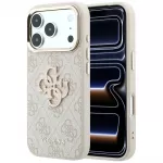 Dėklas Guess 4G & Big Resin Logo skirtas iPhone 17 Pro Max / 18 Pro Max - Rožinė