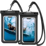 Spigen Aqua Shield A601 IPX8 dėklas &ndash; 2 vnt., juodas