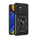 Hybrid Armor Camshield dėklas Oppo F29 Pro 5G &ndash; juodas
