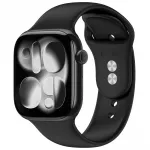 Tech-Protect silikono dirželis Apple Watch 44 / 45 / 46 / 49 mm - juodas