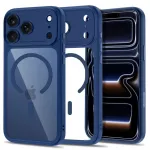 Tech-Protect MagPeak MagSafe CC dėklas iPhone 18 Pro / 17 Pro - skaidri tamsiai mėlyna