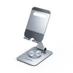 Stovas telefonui Orico PS2, sulankstomas, 360&deg; pasukamas &ndash; sidabrinis