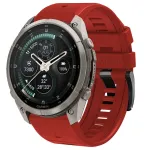 Dirželis Tech-Protect Silicone Garmin Fenix 5 / 6 / 6 Pro / 7 / 8 / 8 Pro / E / 9 / 9 Pro (51 mm), raudonas