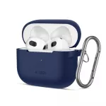 Tech-Protect silikoninis dėklas AirPods 3 &ndash; mėlynas, su kabliuku