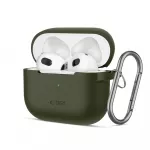 Tech-Protect silikoninis dėklas su kabliuku AirPods 3 &ndash; žalias