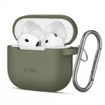 Tech-Protect dėklas AirPods 4 su kabliuku &ndash; žalias