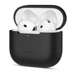Tech-Protect silikoninis dėklas AirPods 4 &ndash; juodas