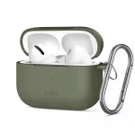 Tech-Protect silikoninis dėklas AirPods Pro &ndash; alyvuogių