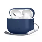 Tech-Protect silikoninis dėklas AirPods Pro 3 &ndash; tamsiai mėlynas