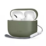Tech-Protect silikoninis dėklas AirPods Pro 3 &ndash; žalias