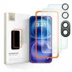 Tech-Protect Supreme stiklo rinkinys iPhone 16 &ndash; skaidrus