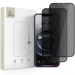 Tech-Protect Anti Spy Glass iPhone 16e/14/13 Pro/13 &ndash; juodas, 2 vnt.