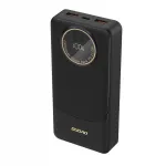 Dudao K12Pro i&scaron;orinė baterija 22.5W PD 20000mAh USB-A, USB-C - juoda
