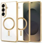 Tech-Protect MagFlex dėklas, skirtas Samsung Galaxy S26 &ndash; skaidrus auksinis