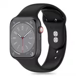 Tech-Protect silikoninis dirželis, skirtas Apple Watch 4/5/6/7/8/9/SE (38/40/41 mm) &ndash; juodas