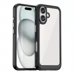 Outer Space dėklas iPhone 16 &ndash; juodas (TPU+PC)