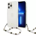 Guess skaidrus dėklas iPhone 13/13 Pro &ndash; Pearl