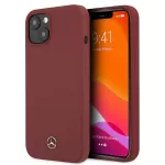Mercedes silikoninis dėklas iPhone 13/14/15 6.1 &ndash; raudonas