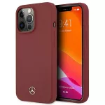 Mercedes silikoninis dėklas iPhone 13 Pro Max &ndash; raudonas