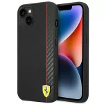 Ferrari karboninis dėklas iPhone 14 Plus &ndash; juodas