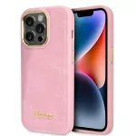 Guess Croco Collection dėklas iPhone 14 Pro &ndash; rožinis