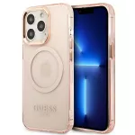 Guess MagSafe dėklas iPhone 13 Pro Max &ndash; rožinis