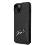 Karl Lagerfeld dėklas iPhone 14 Plus / 15 Plus &ndash; juodas