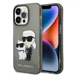 Karl Lagerfeld blizgus dėklas iPhone 14 Pro Max &ndash; juodas