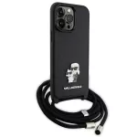 Karl Lagerfeld crossbody dėklas iPhone 14 Pro Max &ndash; juodas